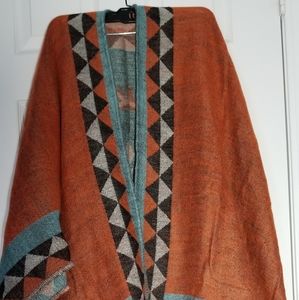 Shawl, tribal pattern
